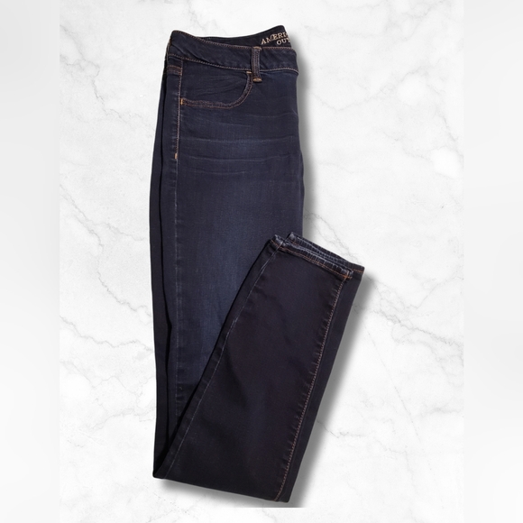 American Eagle Outfitters Jeggings Super Stretch Size 12 Long Jeans - Picture 2 of 6